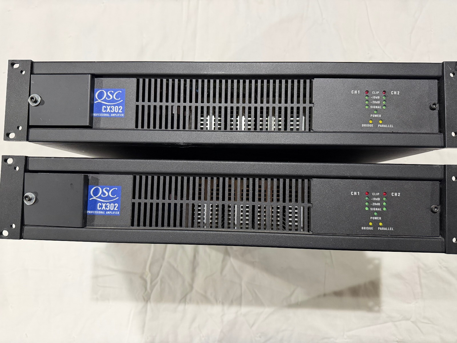 QSC CX302 2-Channel Professional Power Amplifier 325W/Ch Tested Working