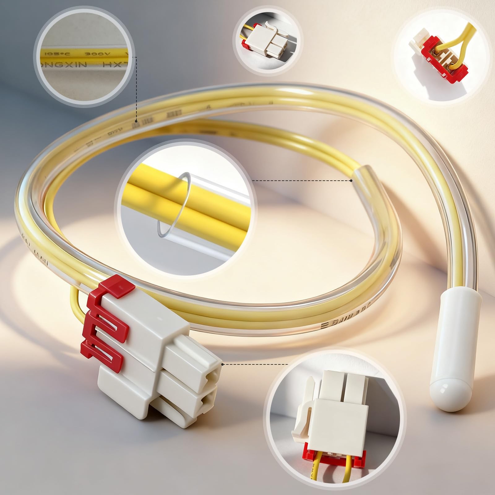 DA32-00024W Refrigerator Thermistor Temperature Sensor Replacement for​​ Sams...