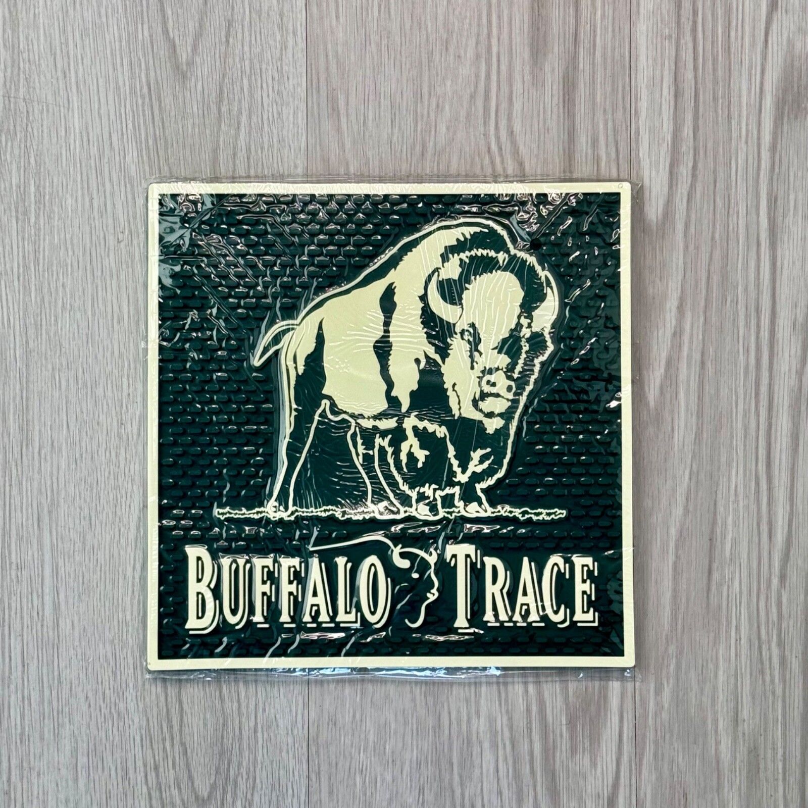 BUFFALO TRACE buffalo trace BAR MAT whiskey bourbon service empty 12x12