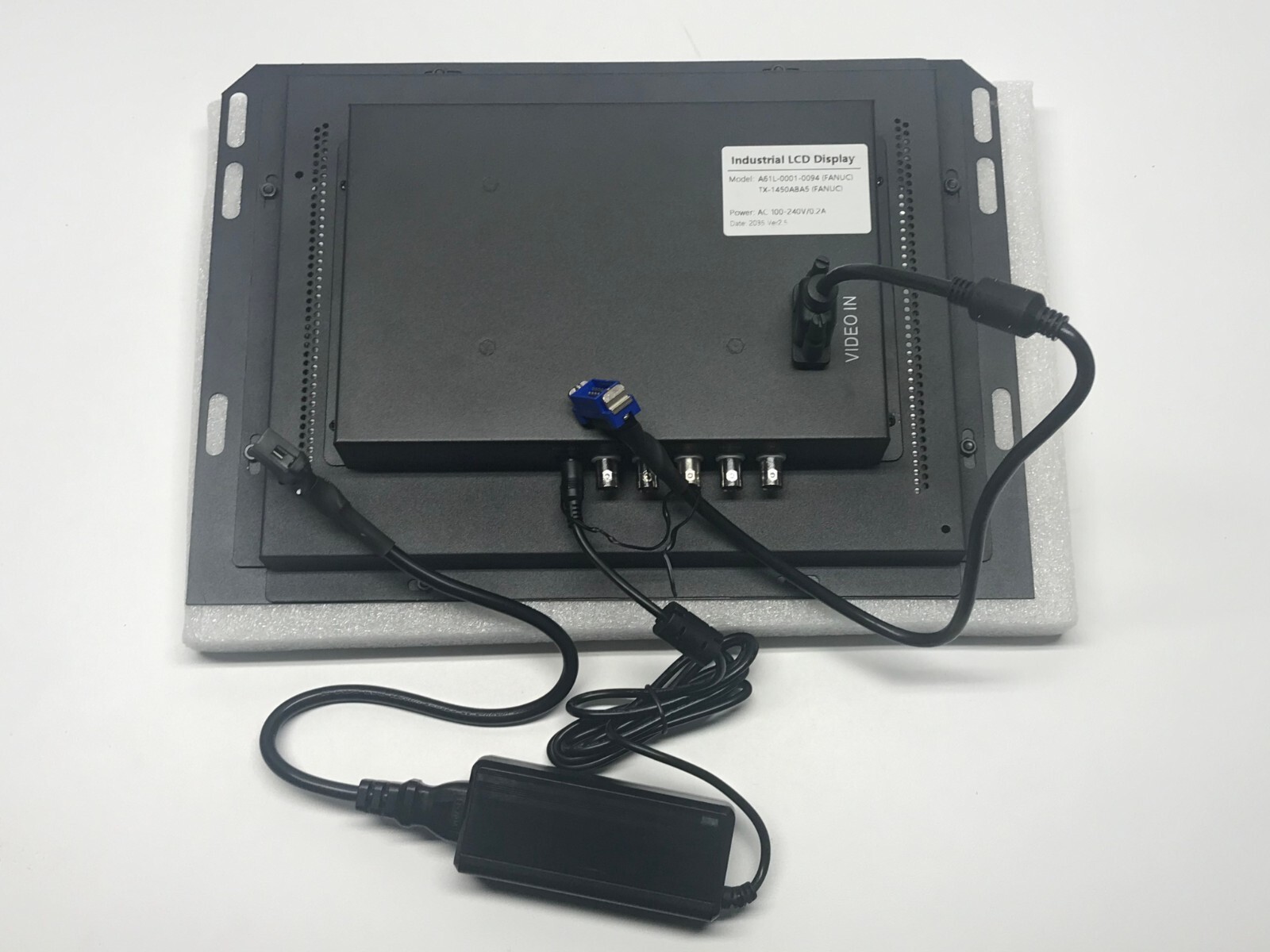 FANUC DIRECT LCD REPLACEMENT MONITOR LCD RETROFIT A02B-0094-C041 PLUG AND PLAY