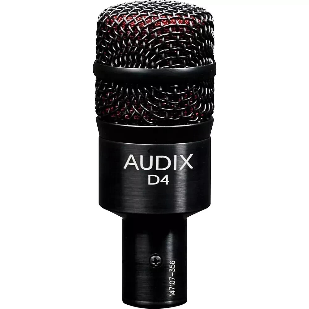 Audix D4 Hypercardioid Dynamic Instrument Microphone