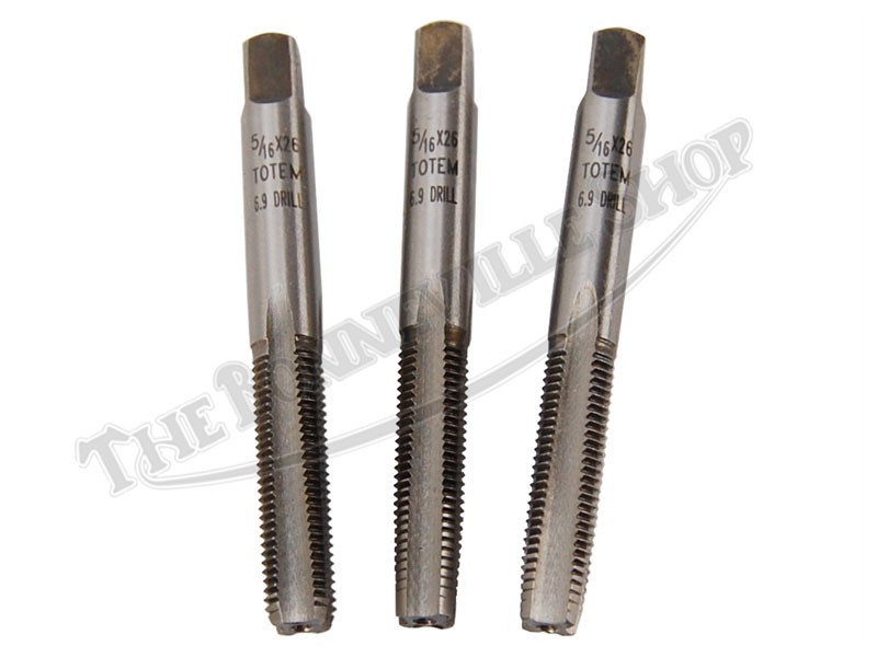Triumph BSA Norton 5/16" X 26 TPI CEI Tap Set Whitworth Cycle Thread PN# TBS-...