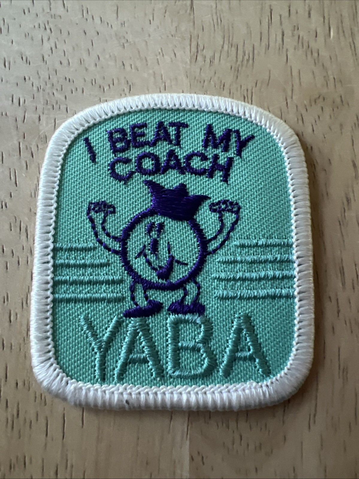 Young American Bowling Alliance (YABA) I Beat My Coach Patch