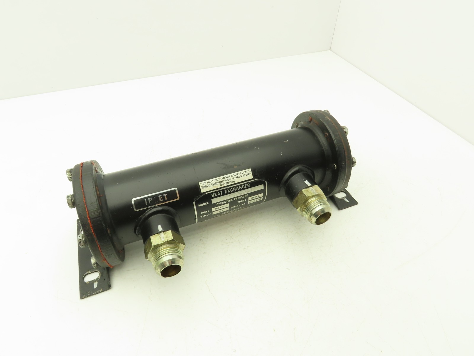 Thermal Transfer EKS-712-80876 Oil Cooler Shell & Tube Heat Exchanger 2-Pass