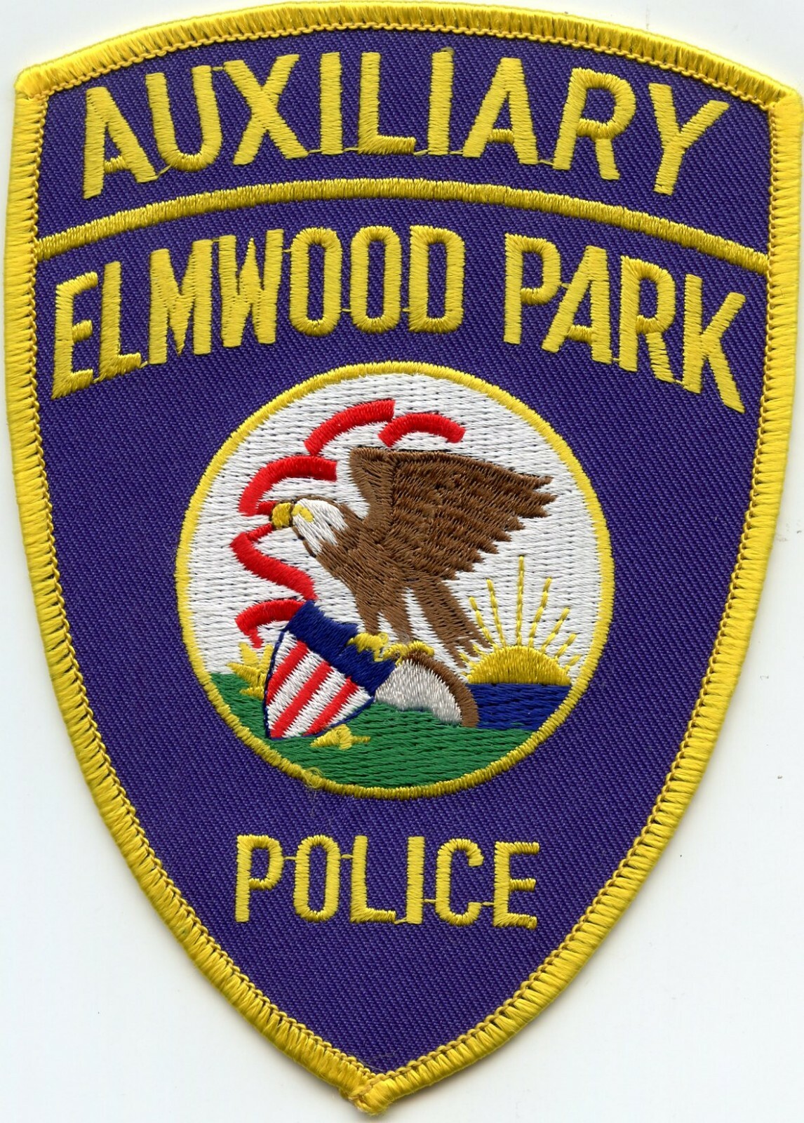ELMWOOD PARK ILLINOIS IL AUXILIARY POLICE PATCH