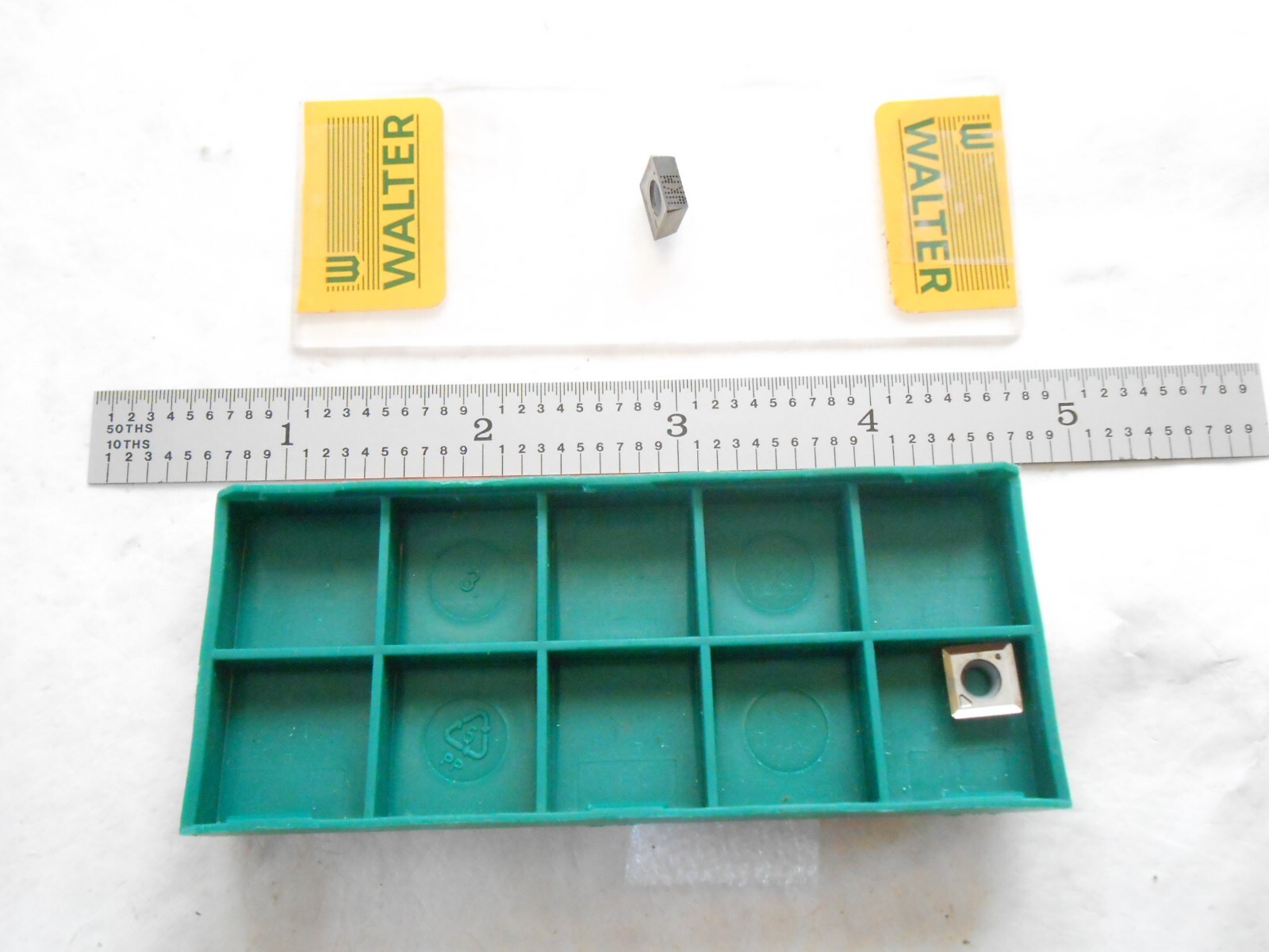 NEW 2 PCS. WALTER MPHX 080305-G88, WKM GRADE INDEXABLE MILL INSERTS