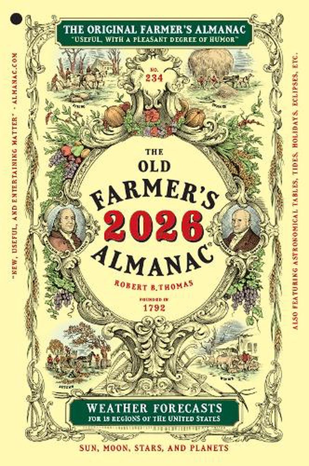 The 2026 Old Farmer's Almanac by Old Farmer's Almanac Paperback Book