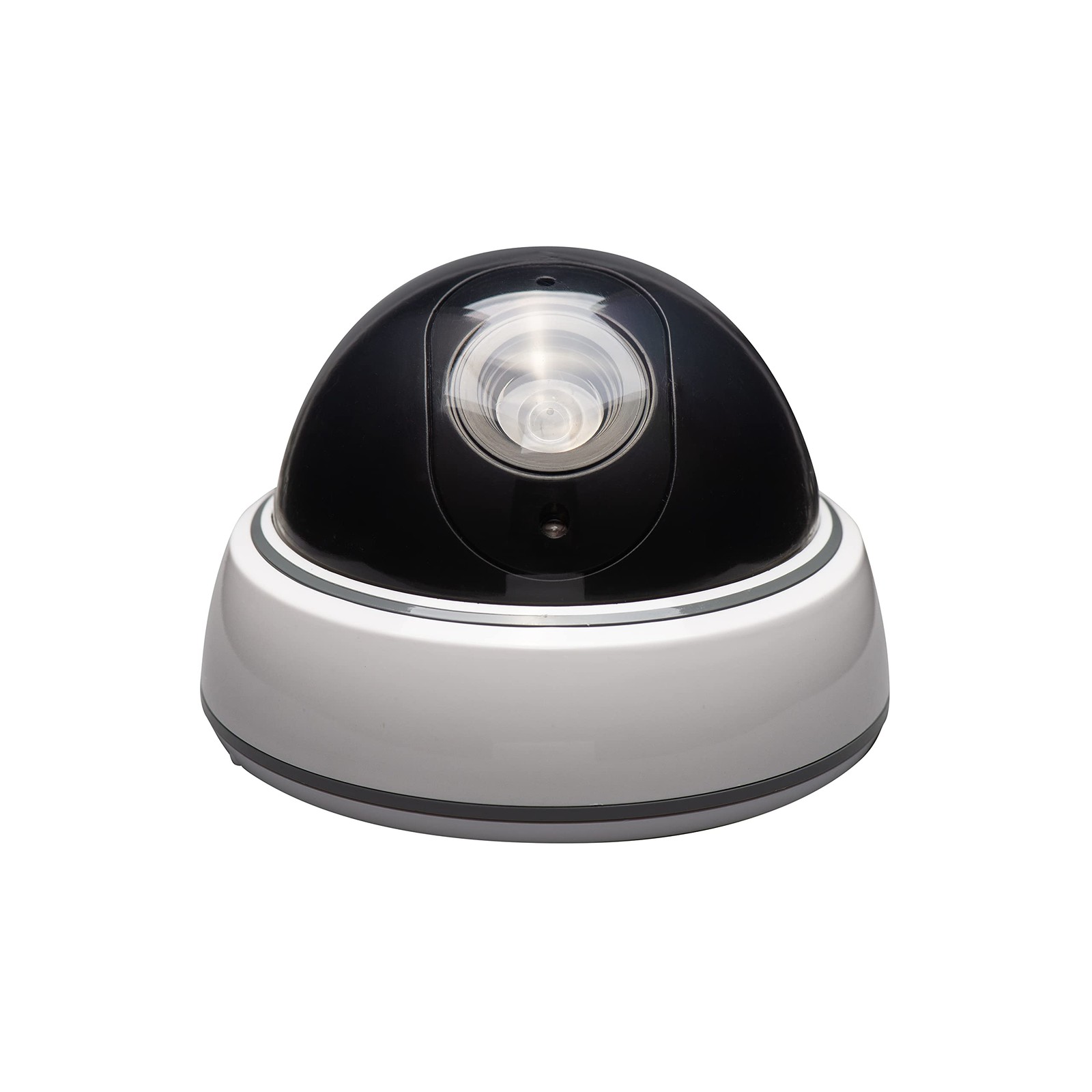 SABRE Fake Dome Security Camera, Flashing Red Light For 1 Pack, White