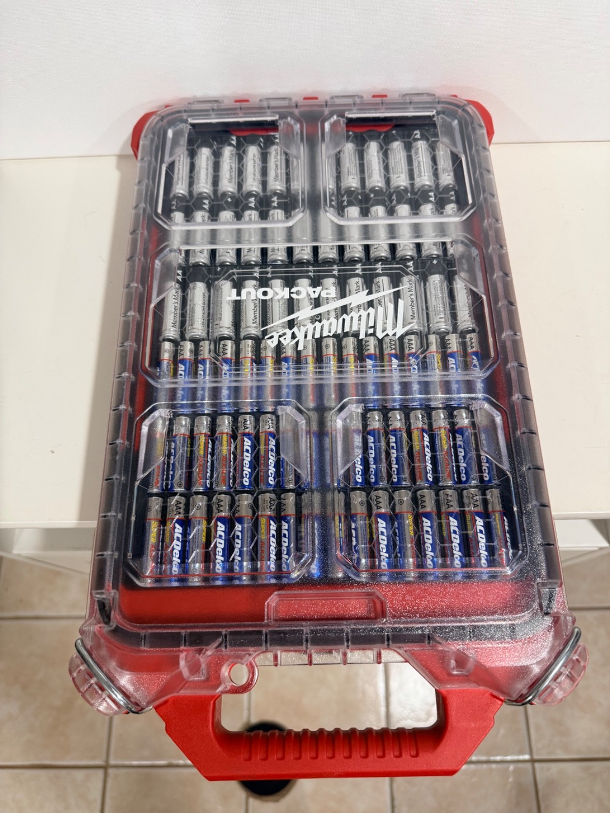 Milwaukee Packout 48-22-8436 Battery Storage AA/AAA