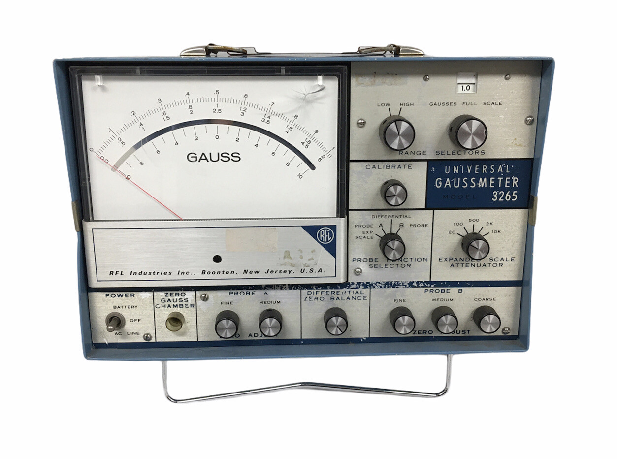 RFL Industries | Universal Gaussmeter Model 3265 | Made in USA | Working #10222