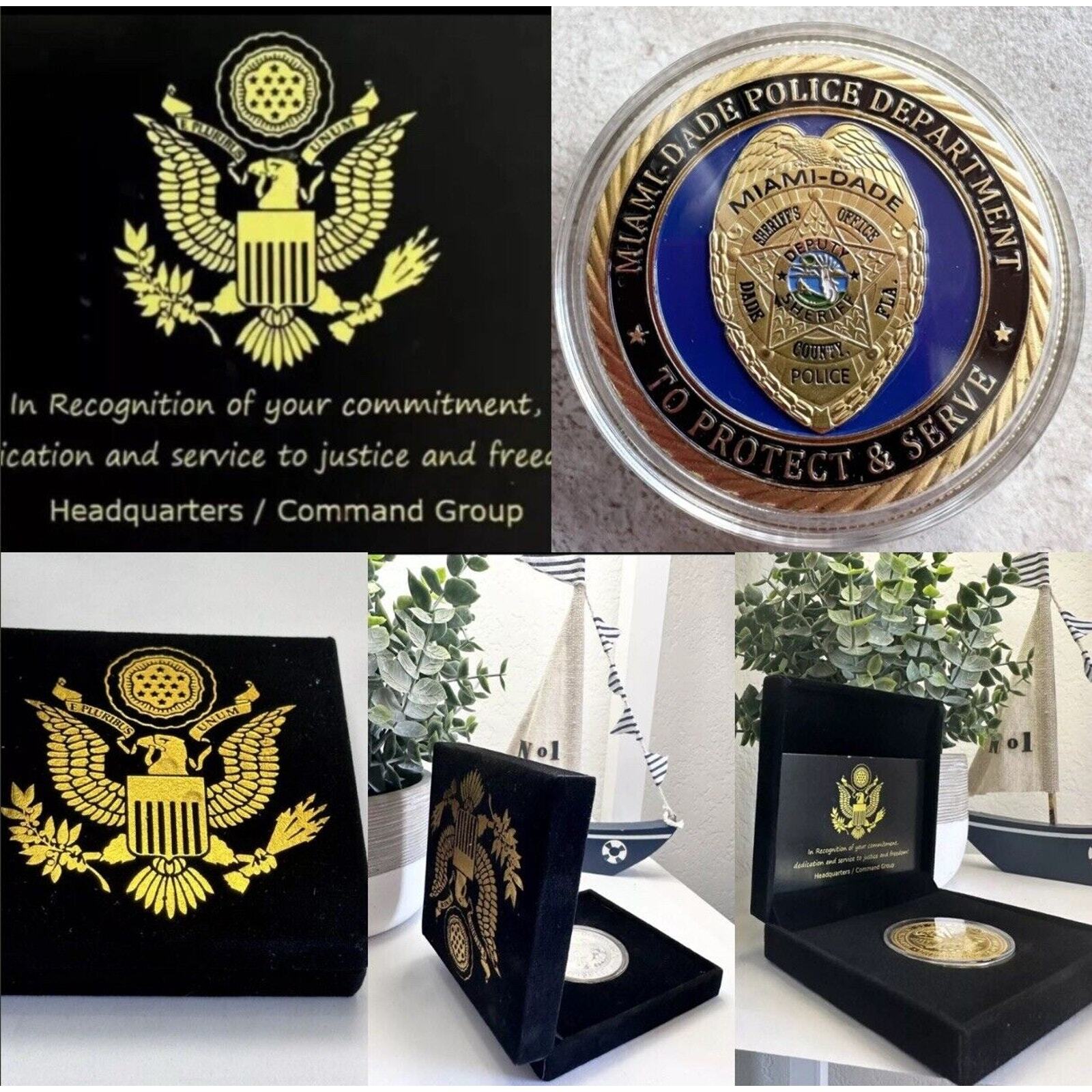 MIAMI-DADE Police Office Dept. Challenge Coin