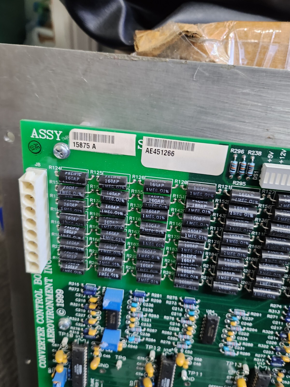 AeroVironment Cover Panel ABC-150 Connector Interface Board