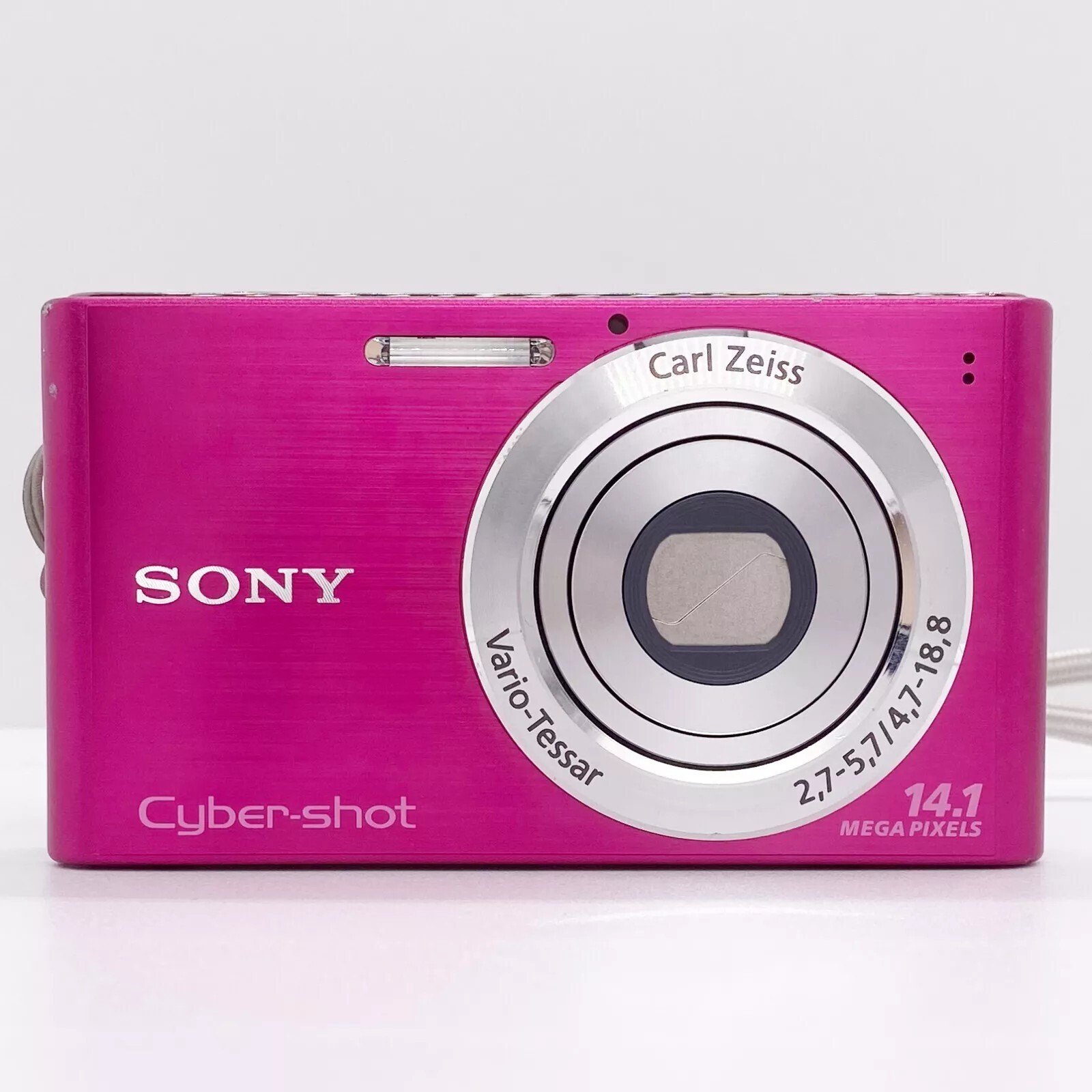 SONY DSC-W320 Digital Camera Pink Cybershot 14.1 MP 3.0x zoom W/Battery English