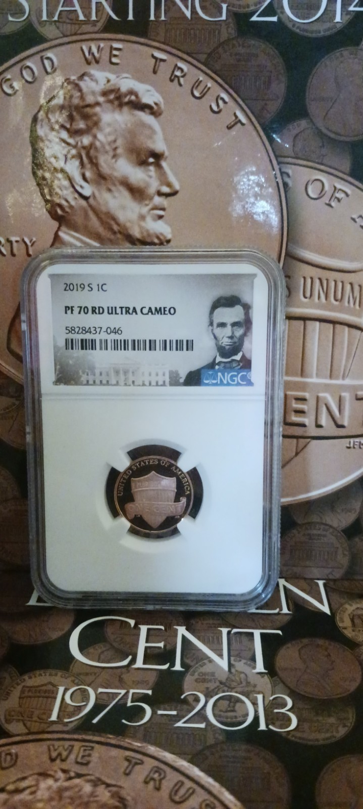 2019-S Proof Lincoln Cent NGC PF70 RD ULTRA CAMEO  - Lincoln Label