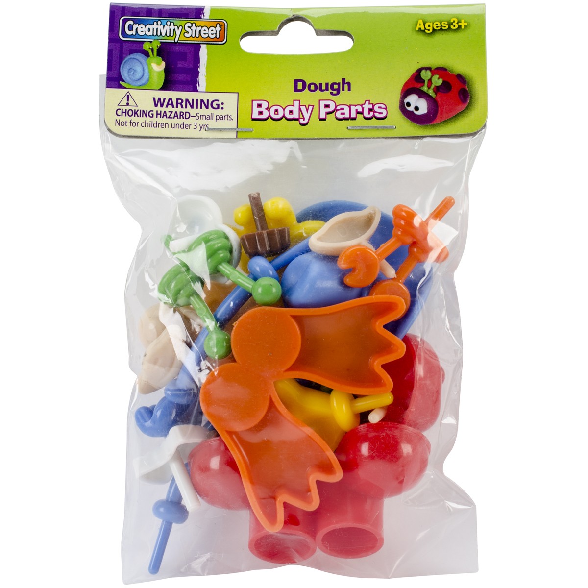 Creativity Street 9660 Dough Body Parts- (3Pk)