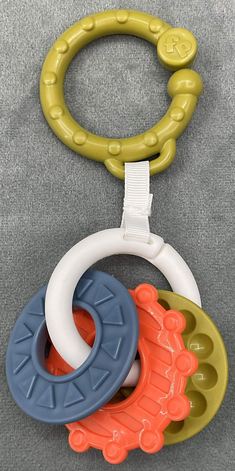 Fisher Price Sit Me Up Floor Seat Cute Cow Replacement Part Hanging Toy Teether