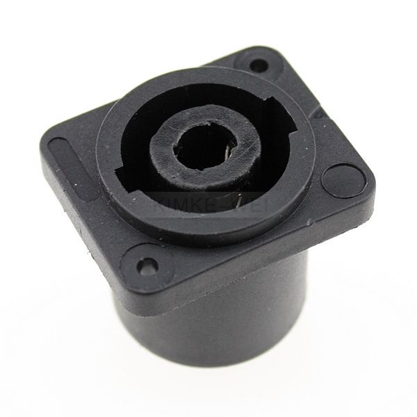 2 pcs Speaker 4 Pin Female Jack Compatible Audio Cable Panel Socket Connectors