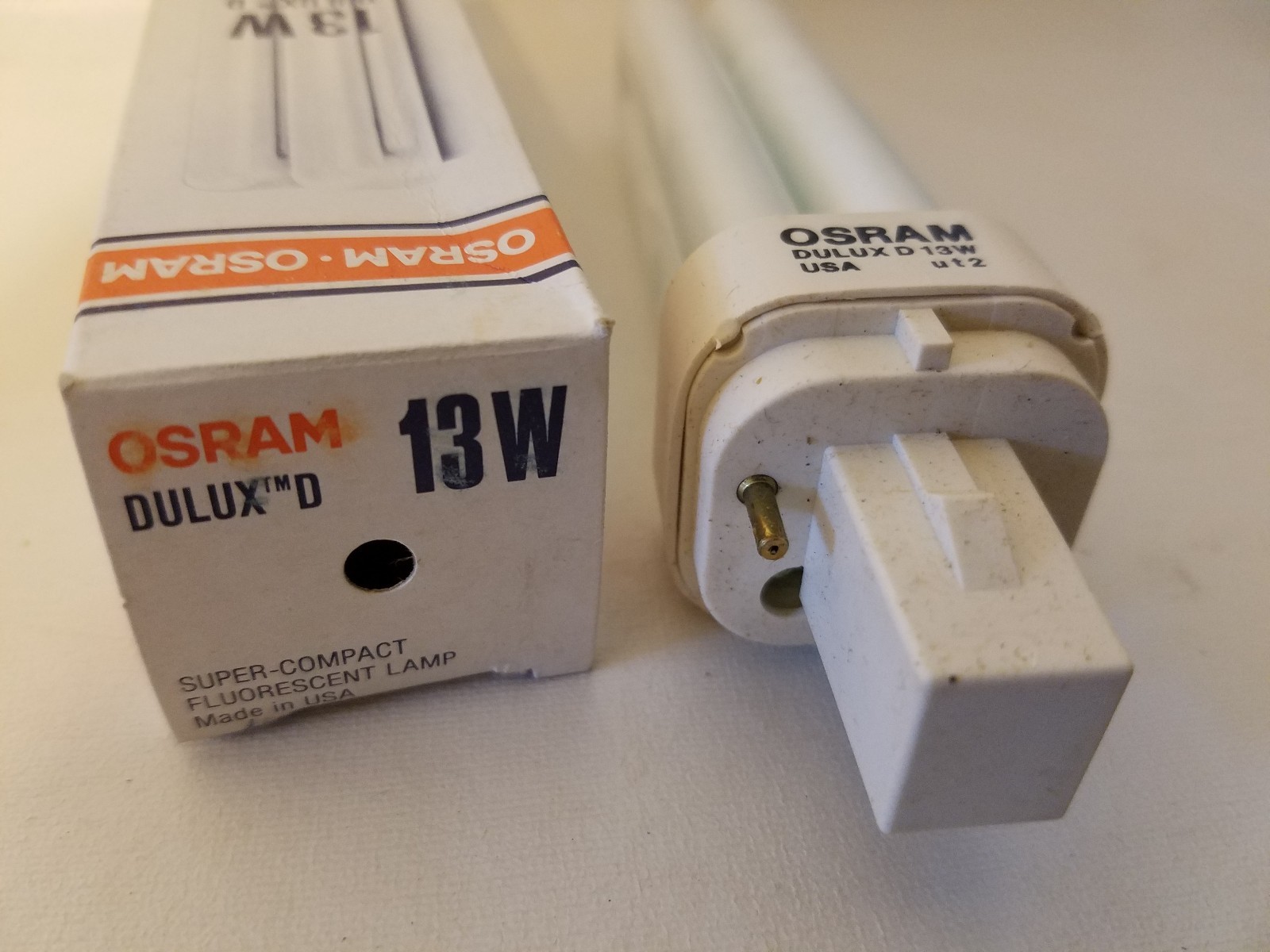 Osram Dulux D 13W Super Compact Fluorescent Lamp Light Bulb