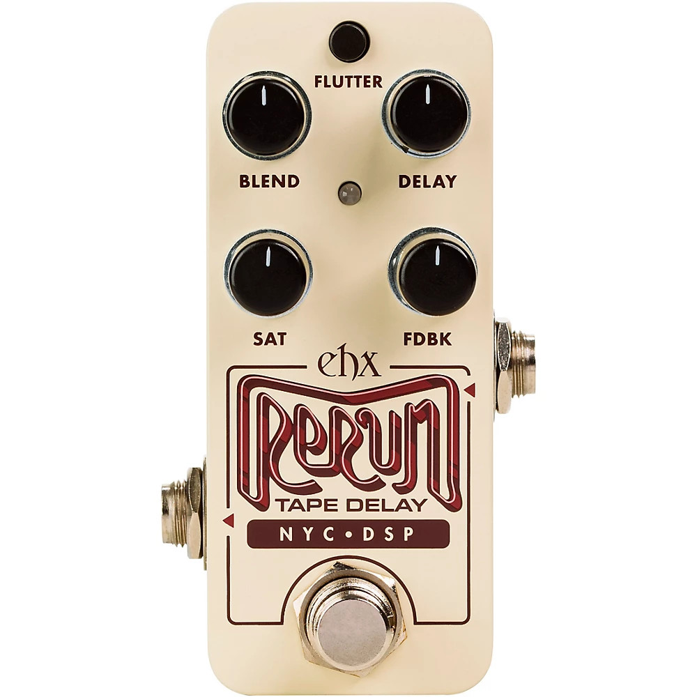 ElectroHarmonix Rerun Tape Delay Effects Pedal Cream
