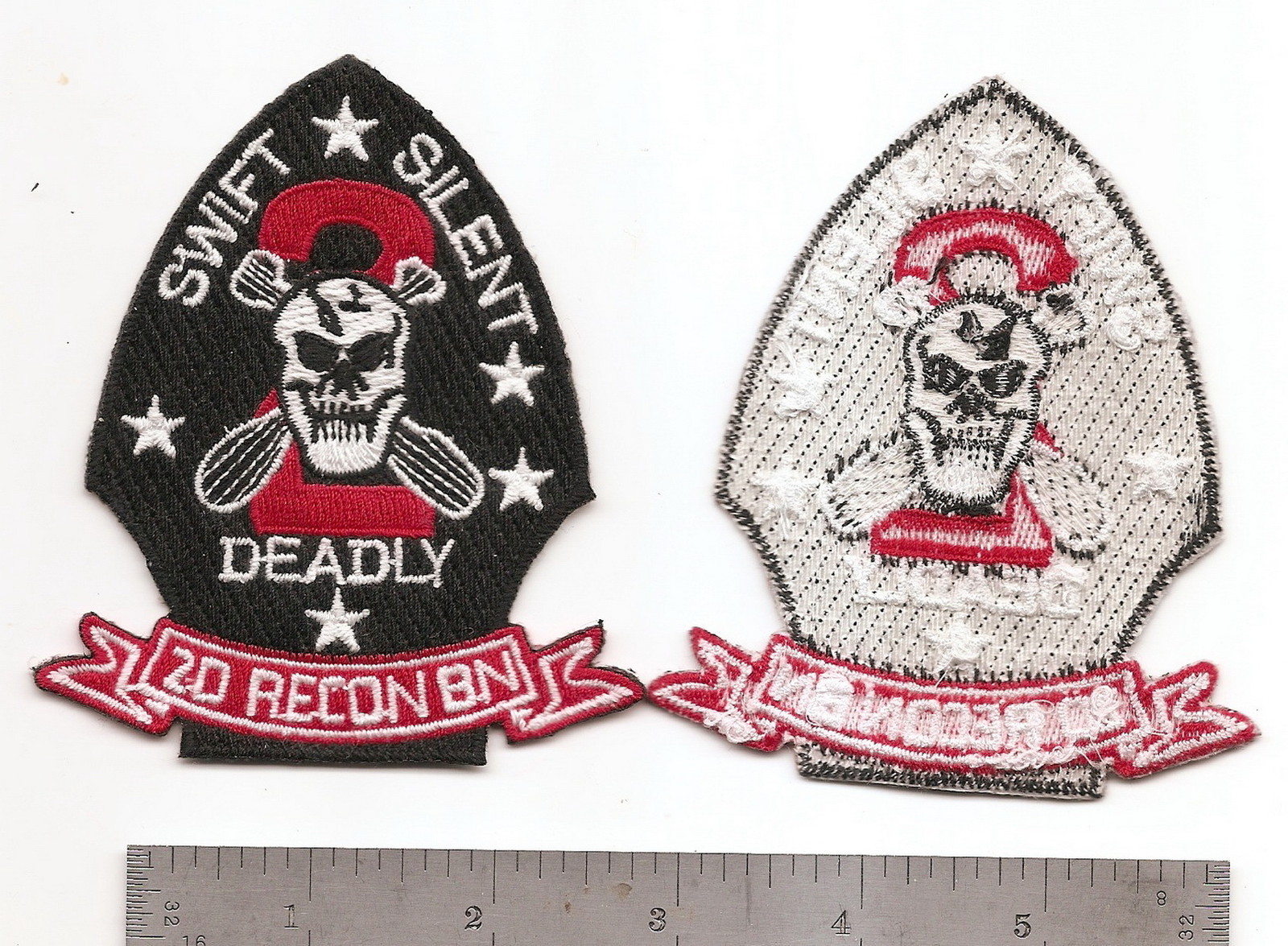 #069 USMC 2ND MARINE RECON  PATCH  TYPE 2