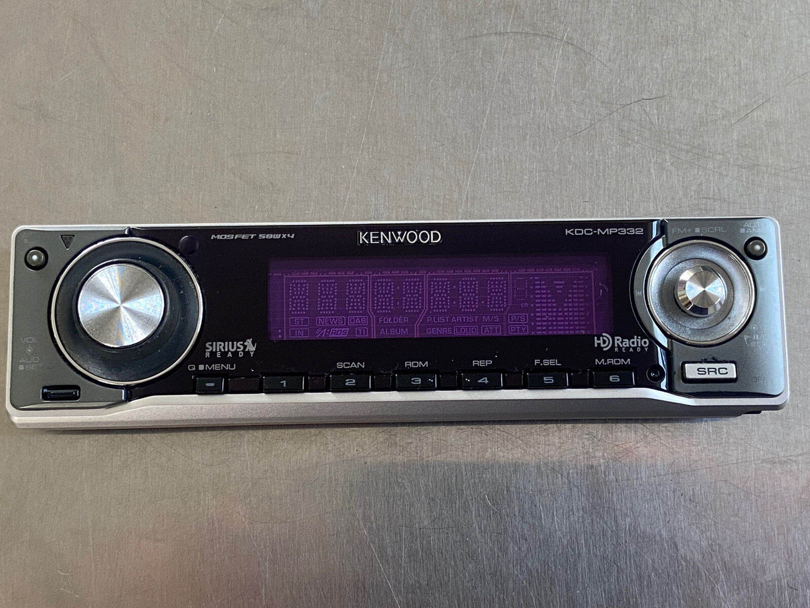 KENWOOD KDC-MP208  CAR STEREO ONLY  KENWOOD KDC-MP208 FACEPLATE ONLY OEM🟠