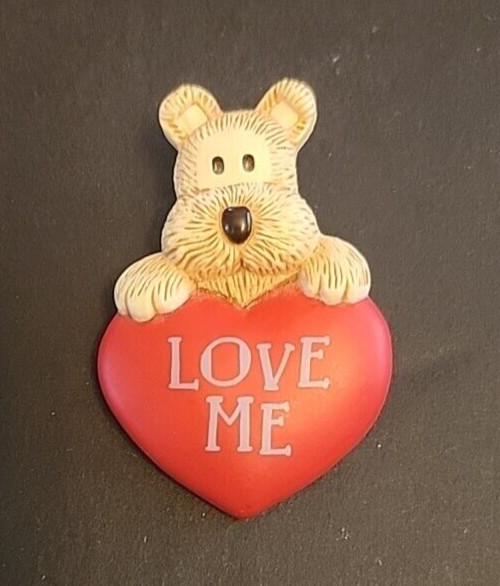 Vintage Hallmark Love Me Dog Pin