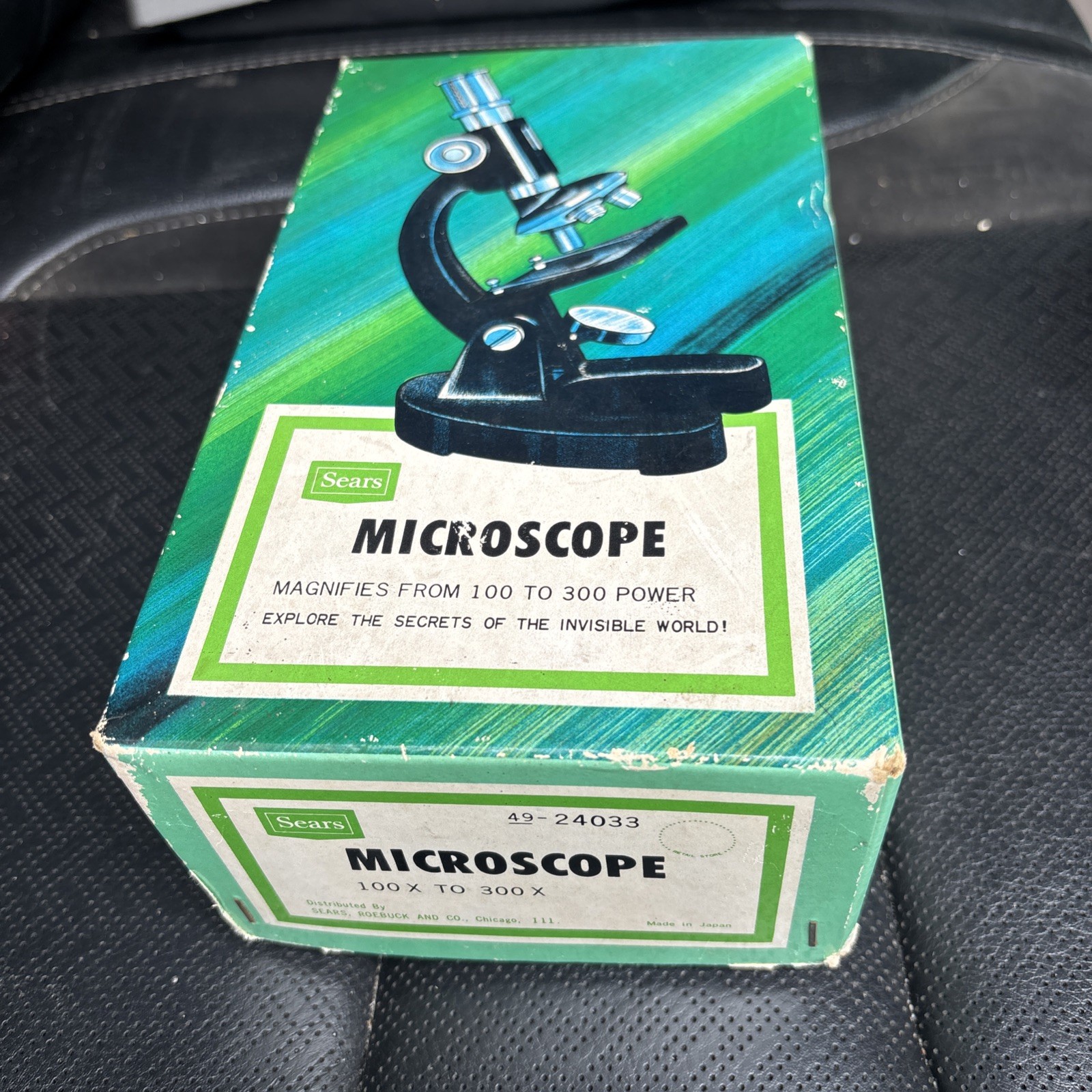 Sears Vintage Microscope 100-300 Power *untested*