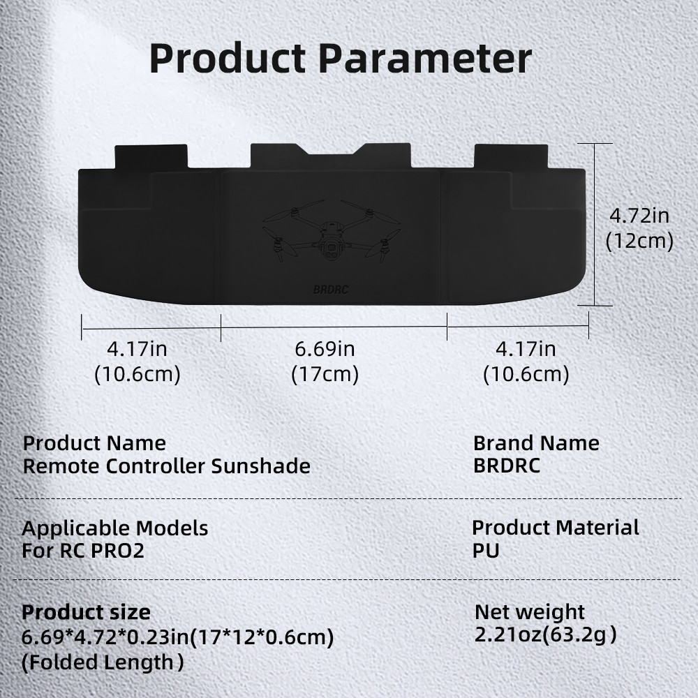 Drone Controller Remote Control Screen Hood for DJI Mavic 4 Pro RC Pro 2