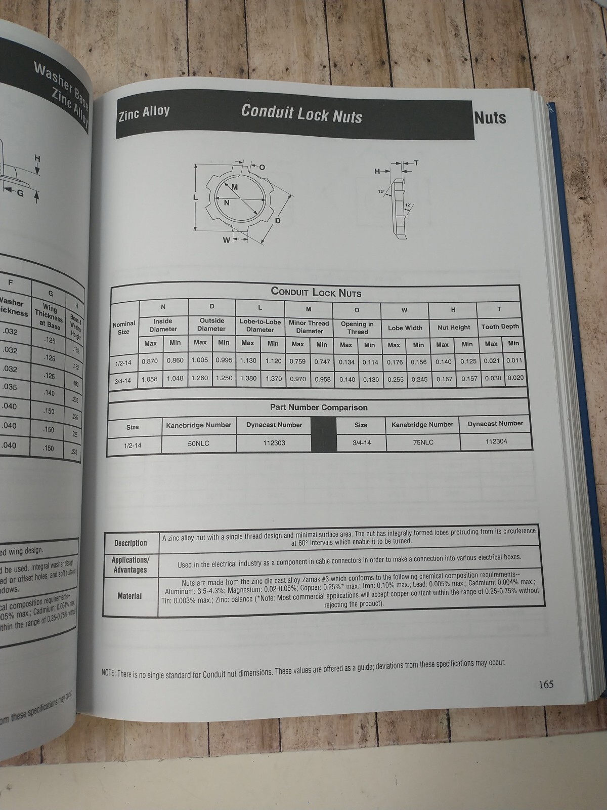 Kanebridge Fastener Reference Guide - 4th edition Hardcover – January 1, 2007
