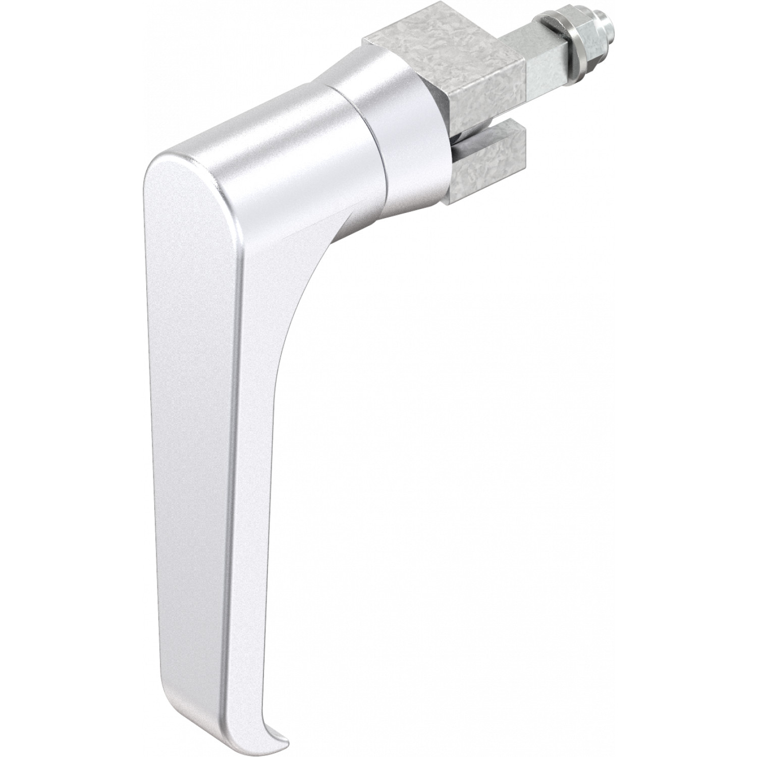 EMKA L-Handle Non-keyed, Zinc Die Chrome-Plated Part Number 1044-U4