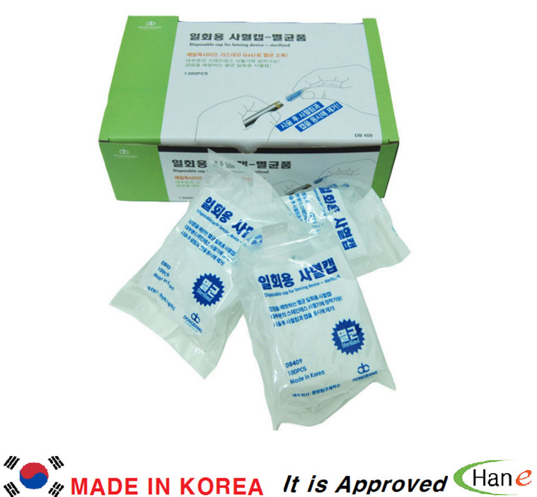 Korea Lancing Device Tool Caps Pen Lancets Set Bloodletting Diabetic Care Blood