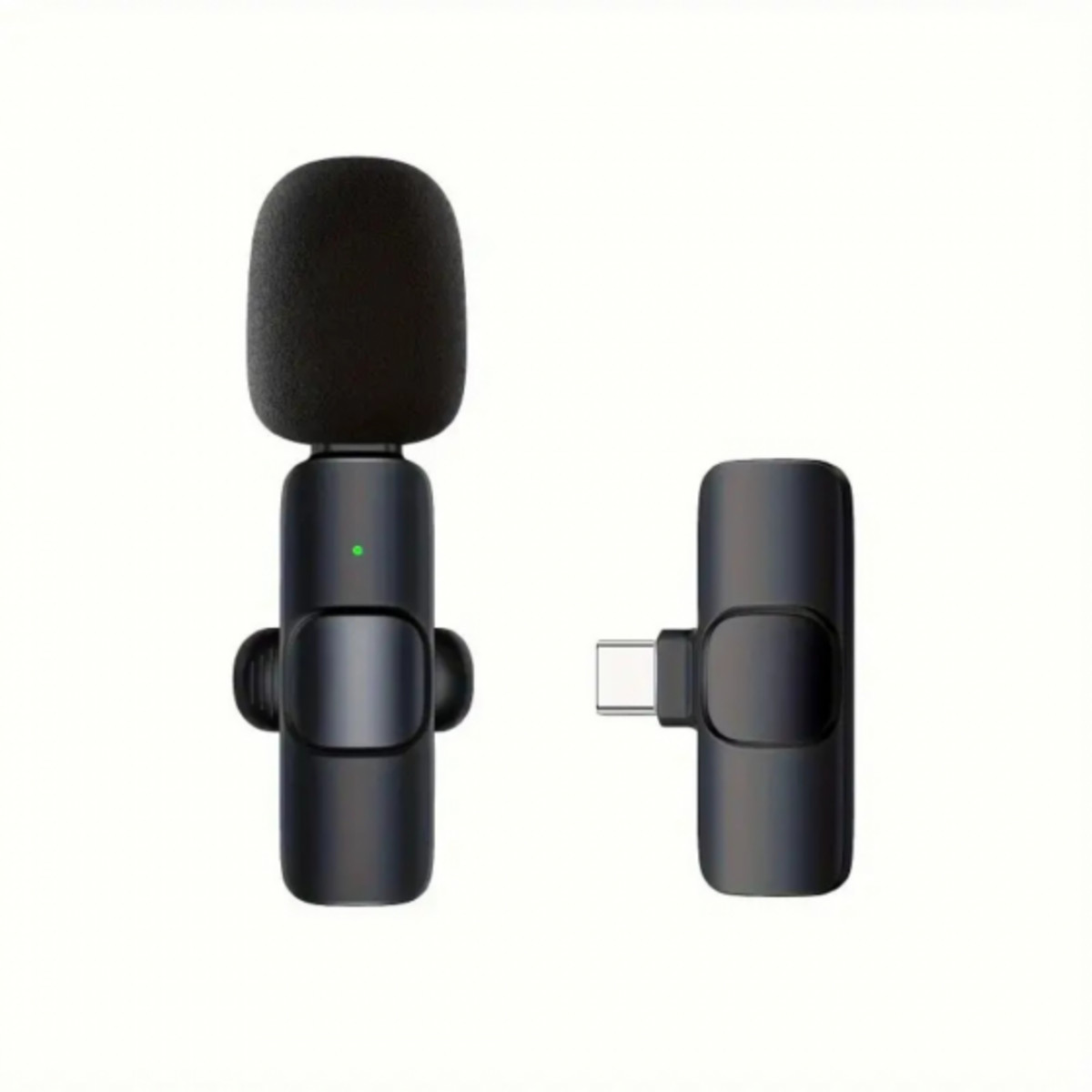 Wireless Lavalier Lapel Microphone 80G, Rechargeable, Wireless