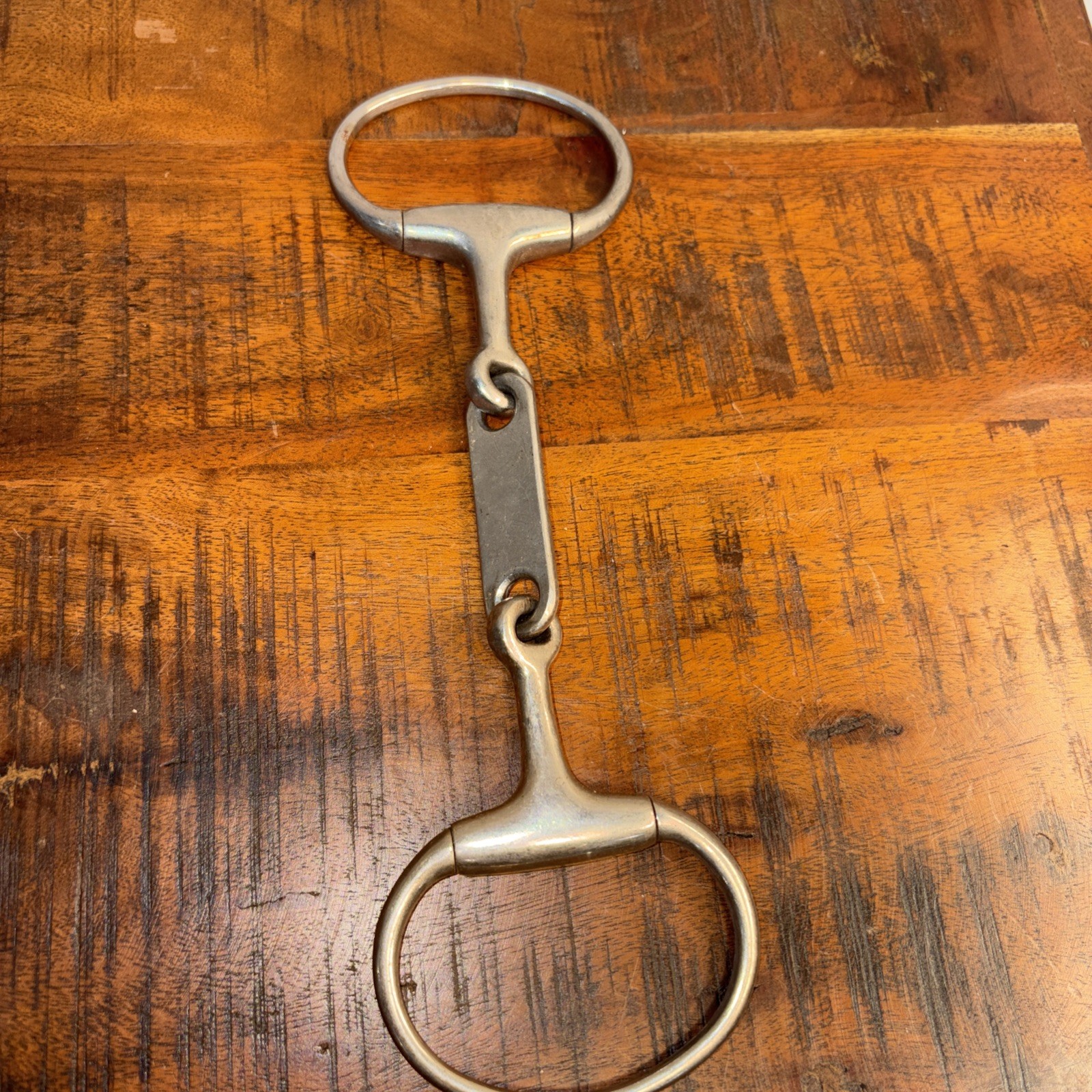 Stainless Steel French Link Eggbutt Snaffle Horse Training Bit 5"