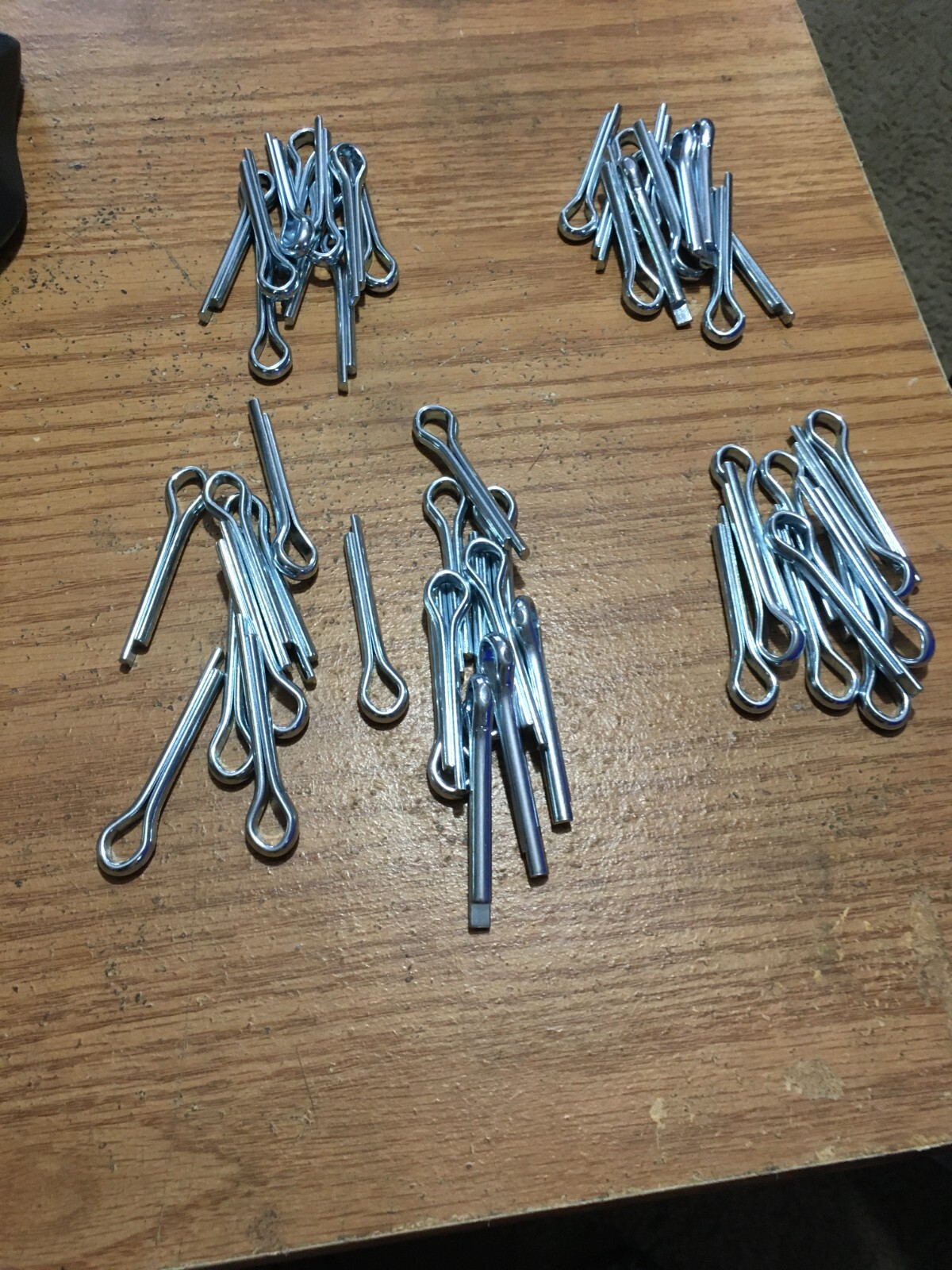 (49) 1/4" x 1-1/2" Zinc Finish Extended Prong Cotter Pin