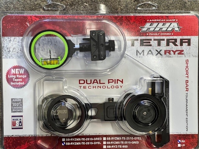 HHA - Tetra Max Tournament RYZ 2519 w/.019 - 2 pin - 1 5/8 Scope - Short Bar