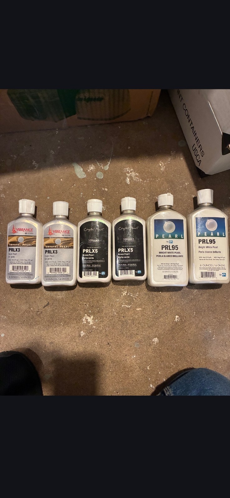 Prlx3. 4ounces, Prlx5, 4ounces, Prl95 6 Ounces, Kit 6