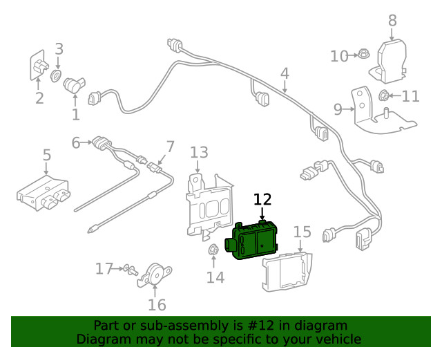 Genuine Blind Spot Radar 4N0-907-566-AH