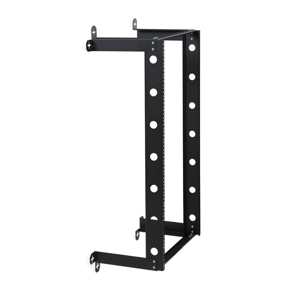 21U Fixed V-Line Wall Mount Rack 12 inches Deep