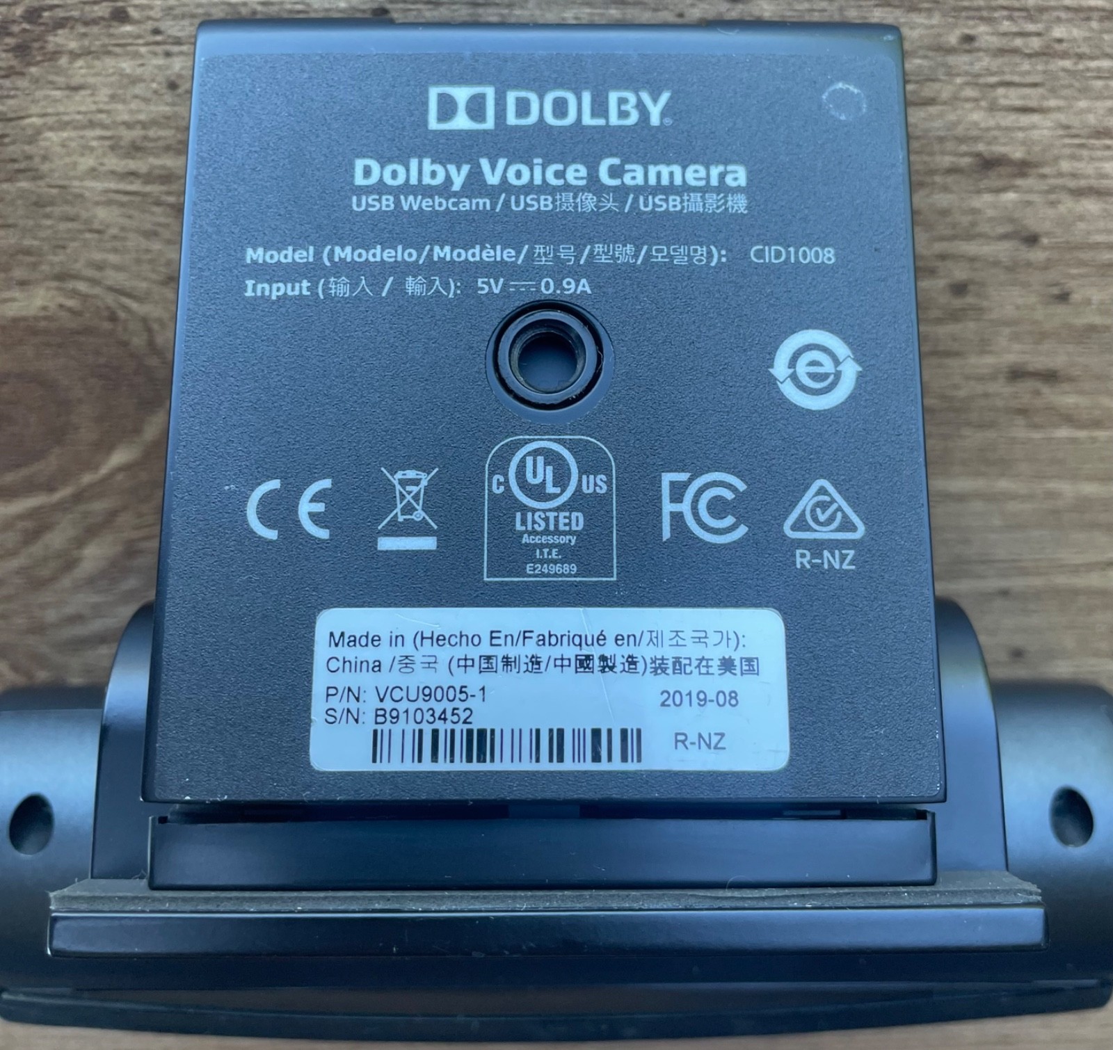 Dolby Voice Camera CID1008 USB Webcam - Untested
