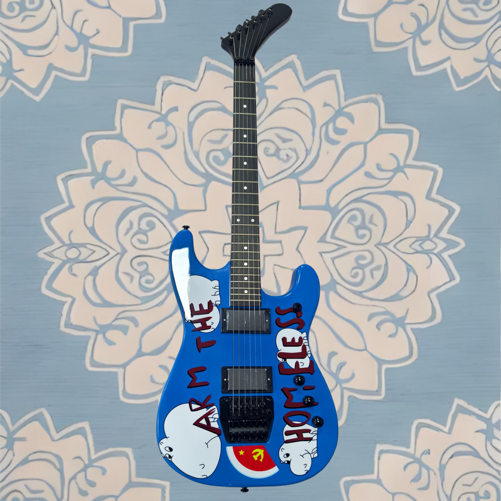 US Ship Tom Morello Arm The Homeless Style Electric Guitar Solid Alder Body