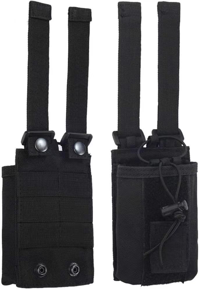Tactical Molle Radio Pouch Nylon Waist Walkie Talkie Bag Holder Pocket Holster