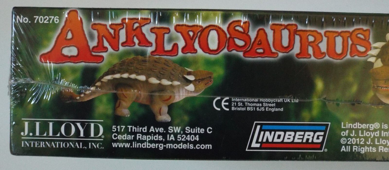 Ankylosaurus Lindberg Dinosaur Collection #70276 Discontinued Shrink Wrap MISB