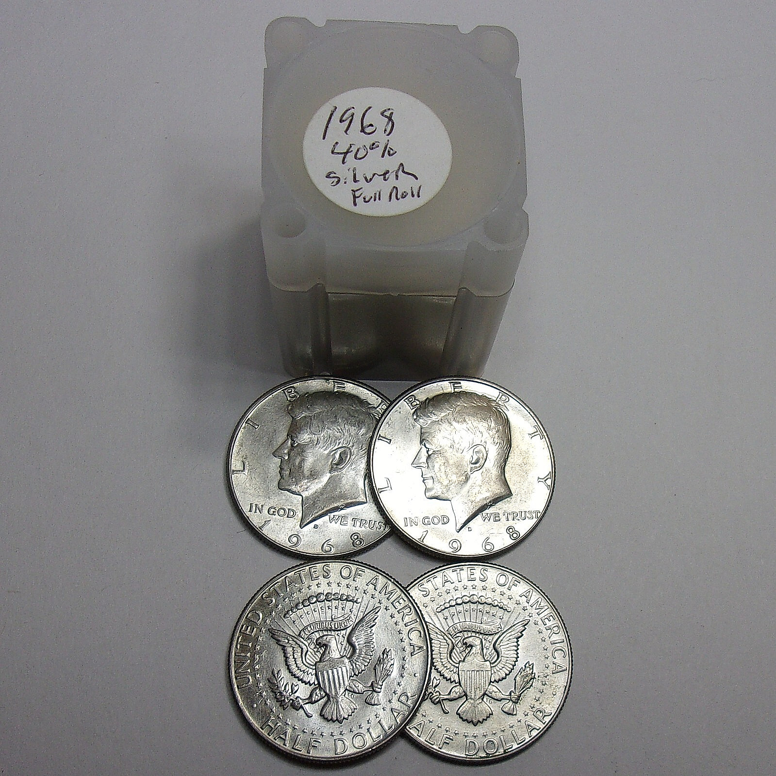 1968 D Kennedy Half Dollar ONE COIN!!! from Roll 40% Silver U.S. Coin!!!