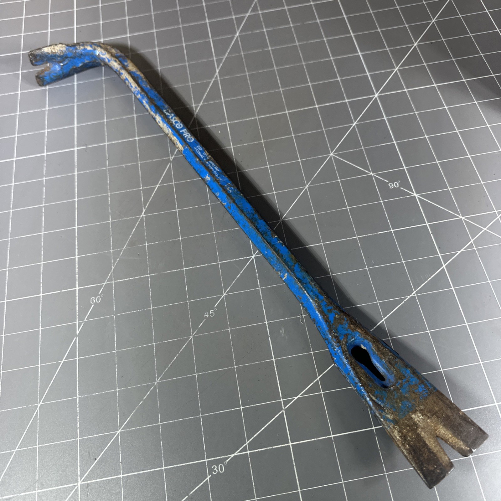 Dasco Pro No. 232 Ripping Pry Bar, 17" L - Made In USA Vintage Demo Tool