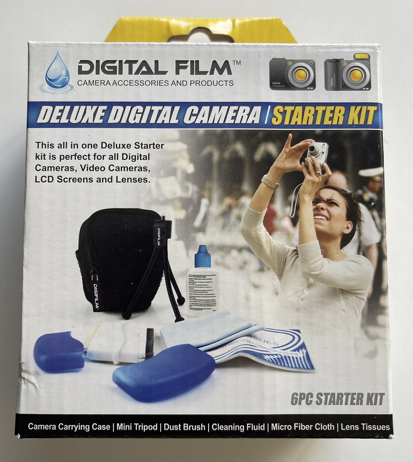Digital Film 6-Piece Deluxe Digital Camera Starter Kit. Brand New.