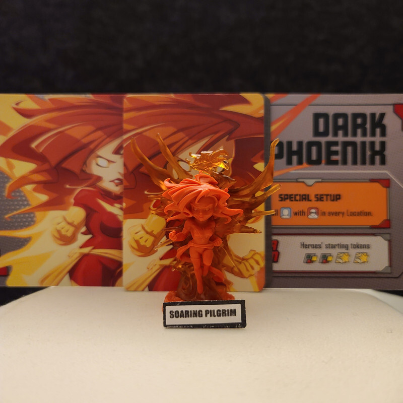 DARK PHOENIX Marvel United X-Men CMON Kickstarter Exclusive Stretch VILLAIN KSE