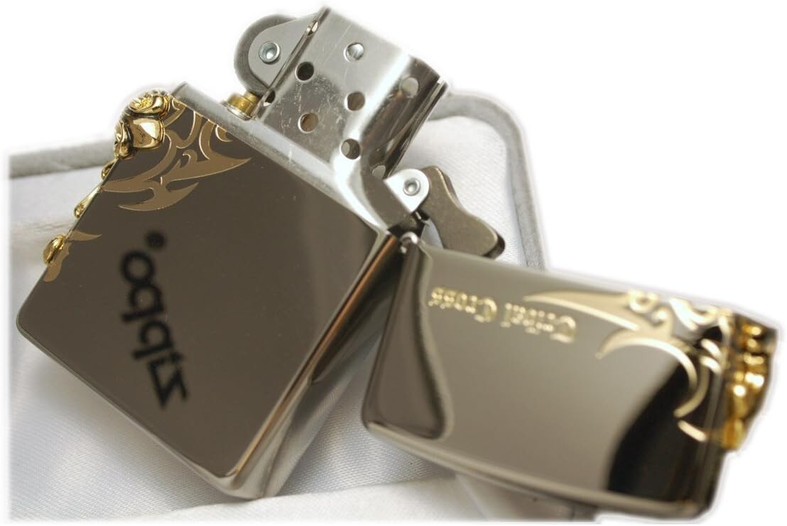 Zippo Lighter Side Tribal Cross BK Windproof