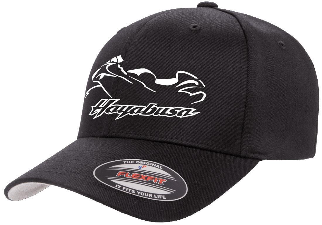 Suzuki Hayabusa Motorcycle Flexfit 6277 Athletic Baseball Fitted Hat Cap