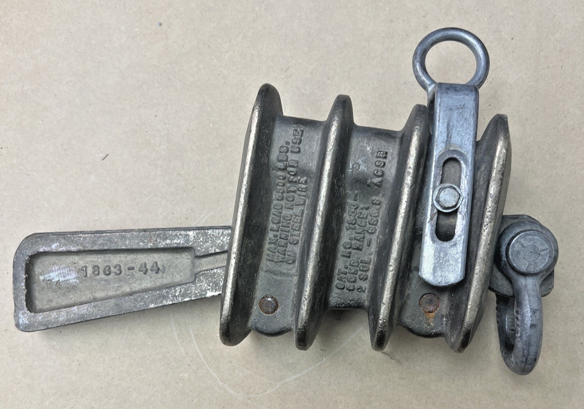 Kearney 1833 ComeAlong Linemen Wire Cable Grip Puller 5500 LBS 1833-44
