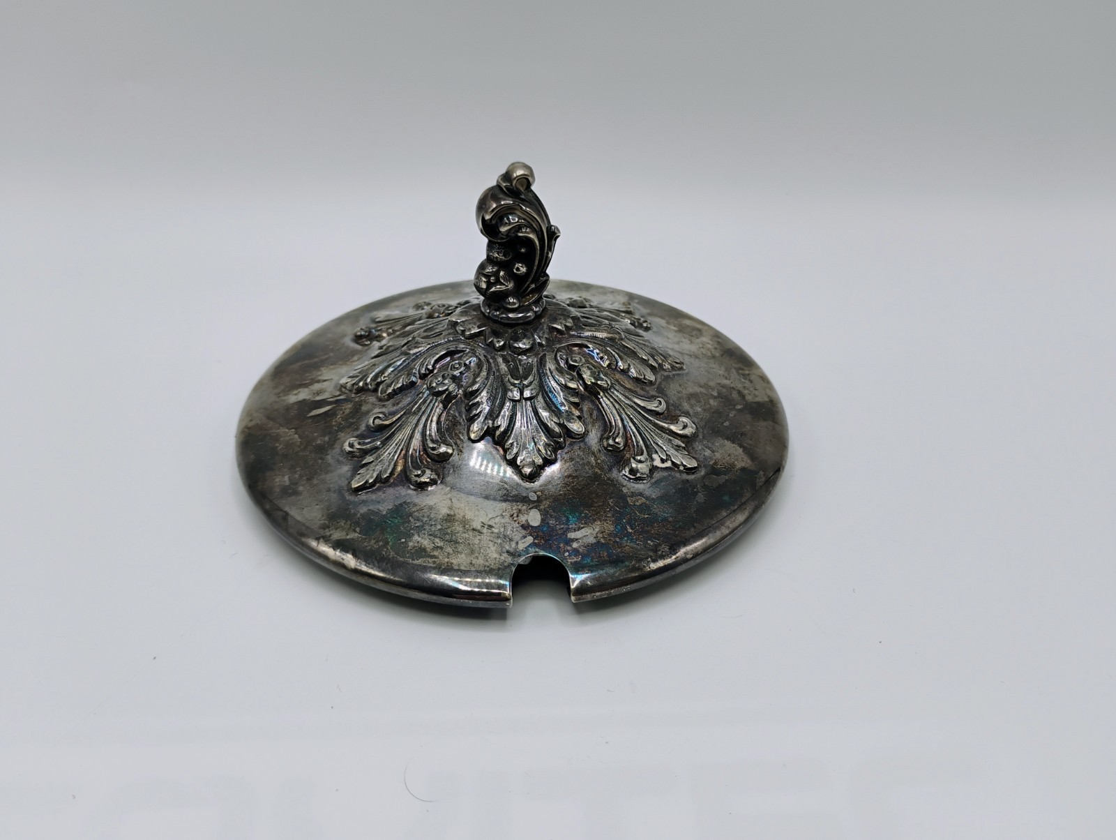 Vtg Reed & Barton King Francis Silver Plate Condiment Relish Lid Replacement